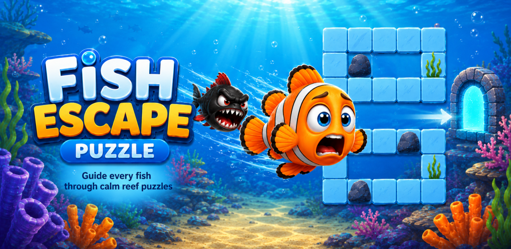 Fish Escape Puzzle feature graphic