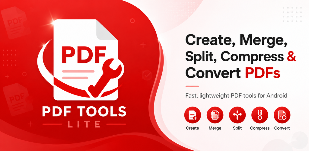 PDF Tools Lite Pro feature graphic